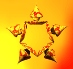 Red and yellow star